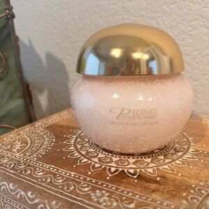 Premier almond and lotus scrub